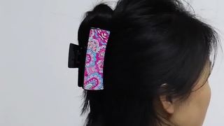 Customizable Claw Clips Double Sided Printing