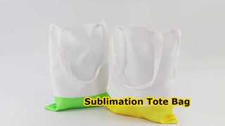 Custom Canvas Tote Bags For Sublimation Printing